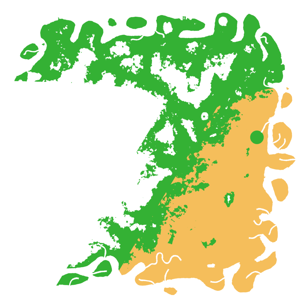 Biome Rust Map: Procedural Map, Size: 6000, Seed: 85114514