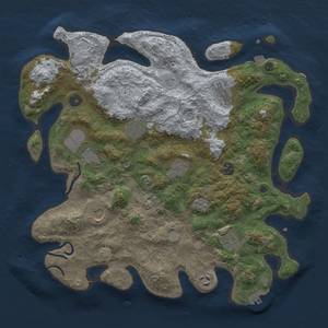 Thumbnail Rust Map: Procedural Map, Size: 3850, Seed: 673193874, 17 Monuments