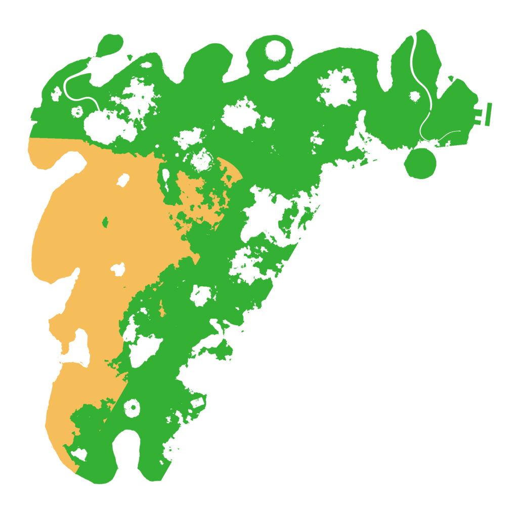 Biome Rust Map: Procedural Map, Size: 4500, Seed: 45323599