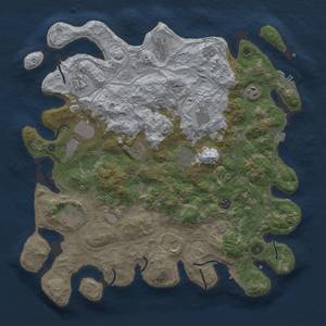 Thumbnail Rust Map: Procedural Map, Size: 4250, Seed: 1593118386, 19 Monuments