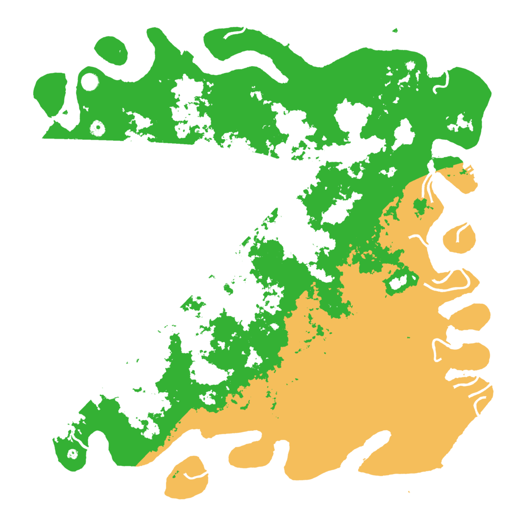Biome Rust Map: Procedural Map, Size: 5250, Seed: 545355189