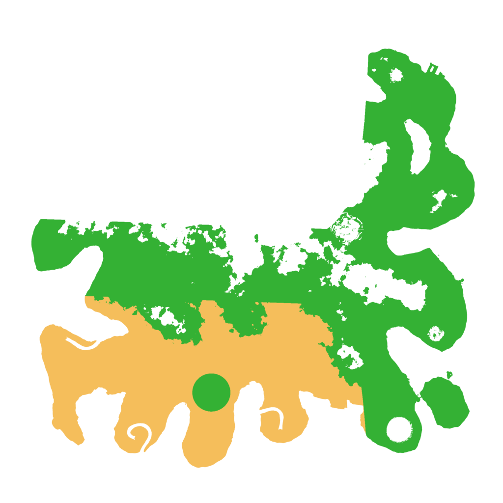 Biome Rust Map: Procedural Map, Size: 3500, Seed: 815372502