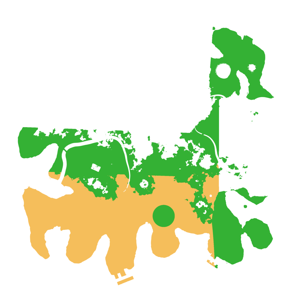 Biome Rust Map: Procedural Map, Size: 3500, Seed: 815372502