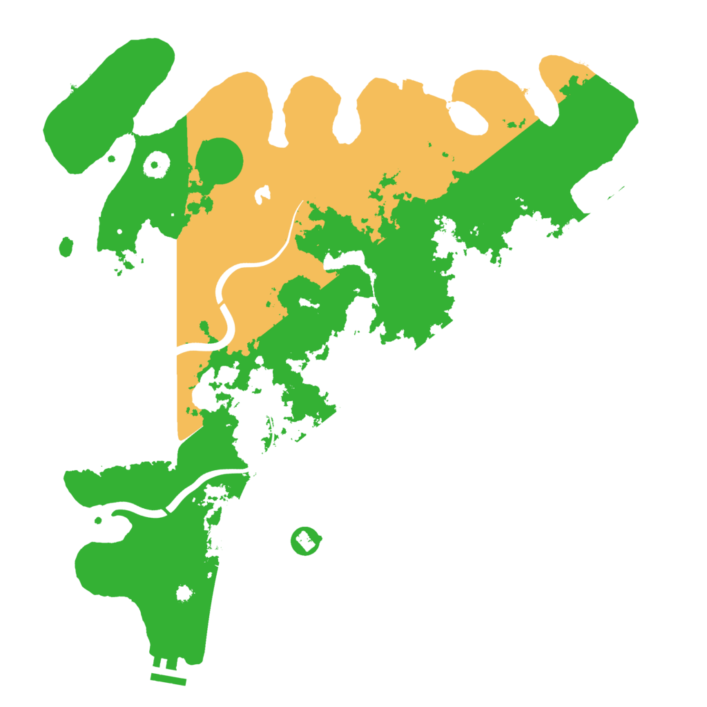 Biome Rust Map: Procedural Map, Size: 4000, Seed: 13223