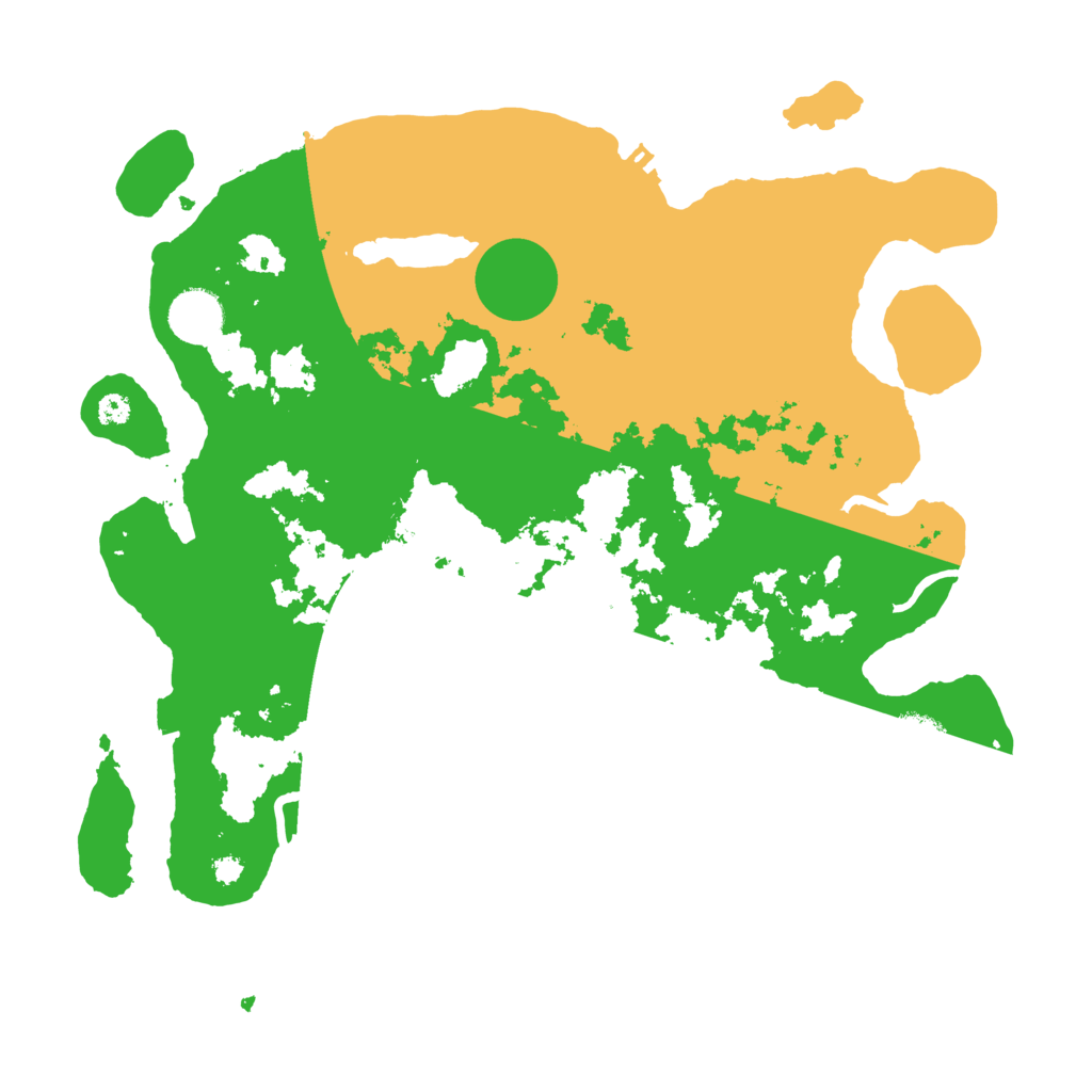 Biome Rust Map: Procedural Map, Size: 3500, Seed: 1670778404