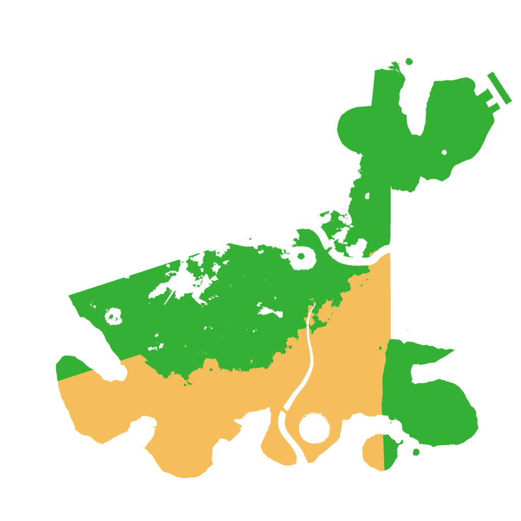 Biome Rust Map: Procedural Map, Size: 3000, Seed: 500924034