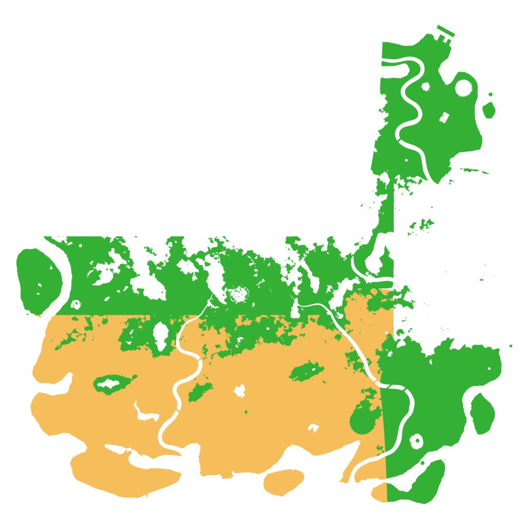 Biome Rust Map: Procedural Map, Size: 5500, Seed: 1052368568