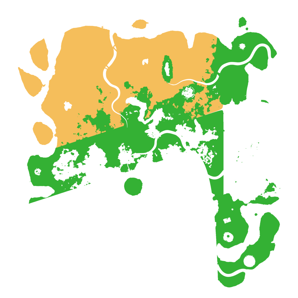 Biome Rust Map: Procedural Map, Size: 4500, Seed: 1148357625