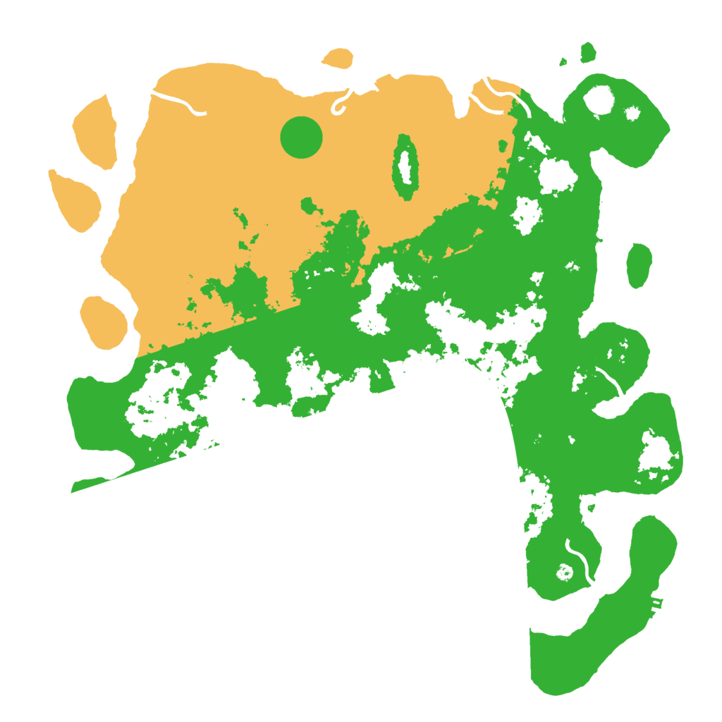 Biome Rust Map: Procedural Map, Size: 4500, Seed: 1148357625