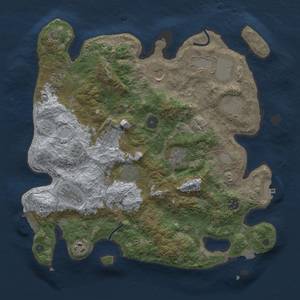 Thumbnail Rust Map: Procedural Map, Size: 3750, Seed: 85903141, 19 Monuments
