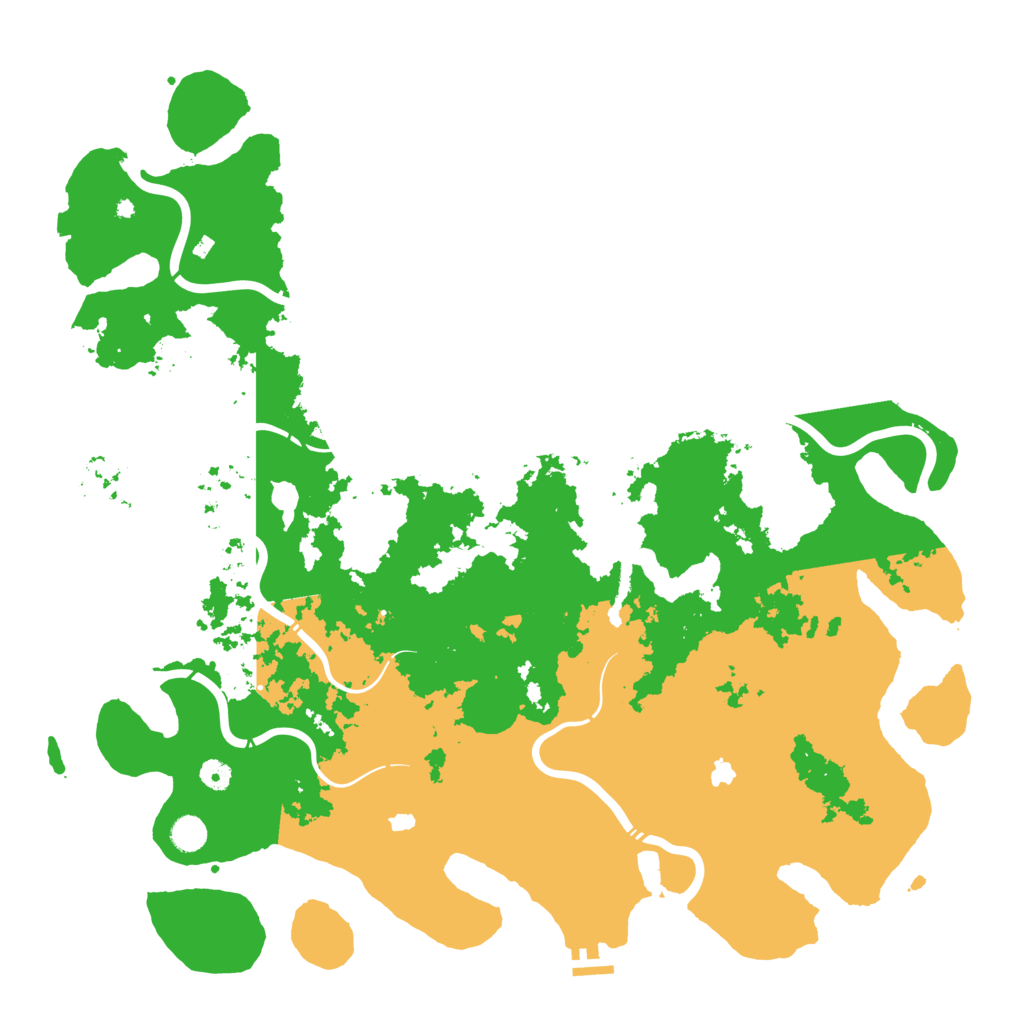 Biome Rust Map: Procedural Map, Size: 5000, Seed: 301489910