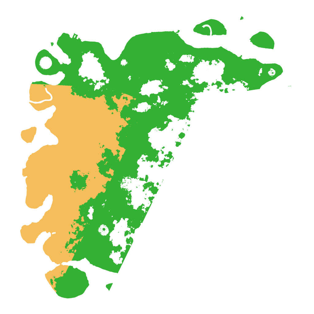 Biome Rust Map: Procedural Map, Size: 4500, Seed: 55637322