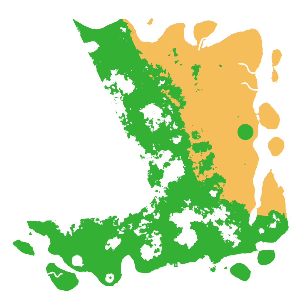 Biome Rust Map: Procedural Map, Size: 5001, Seed: 570247490