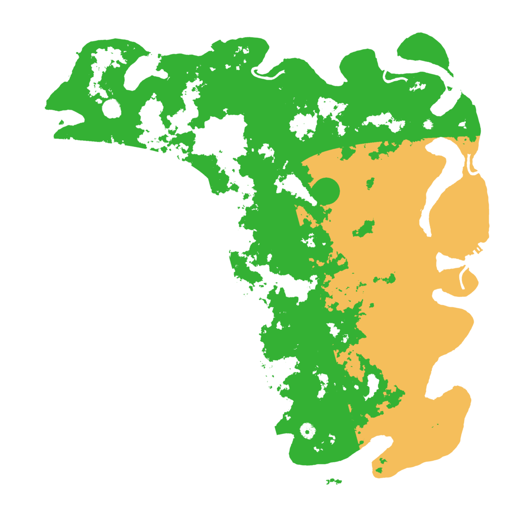 Biome Rust Map: Procedural Map, Size: 5000, Seed: 124499