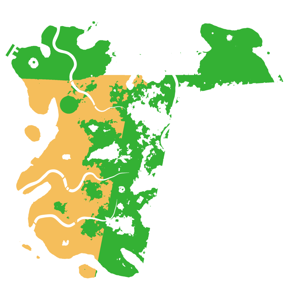 Biome Rust Map: Procedural Map, Size: 4500, Seed: 219999462