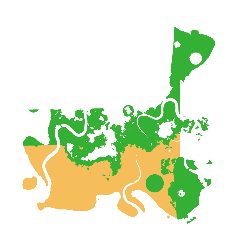 Biome Rust Map: Procedural Map, Size: 3500, Seed: 881890217