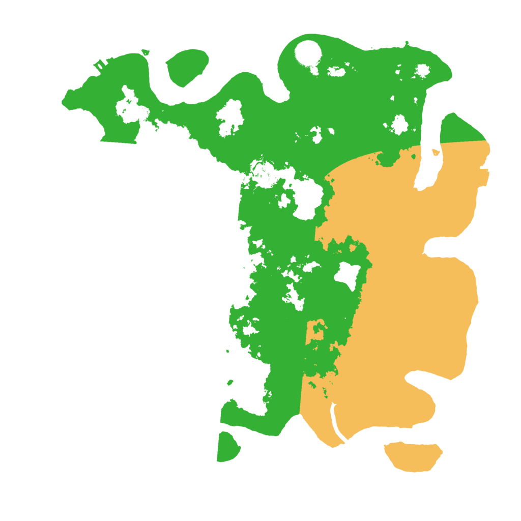 Biome Rust Map: Procedural Map, Size: 3500, Seed: 66778800