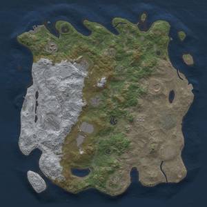 Thumbnail Rust Map: Procedural Map, Size: 4000, Seed: 777277832, 19 Monuments