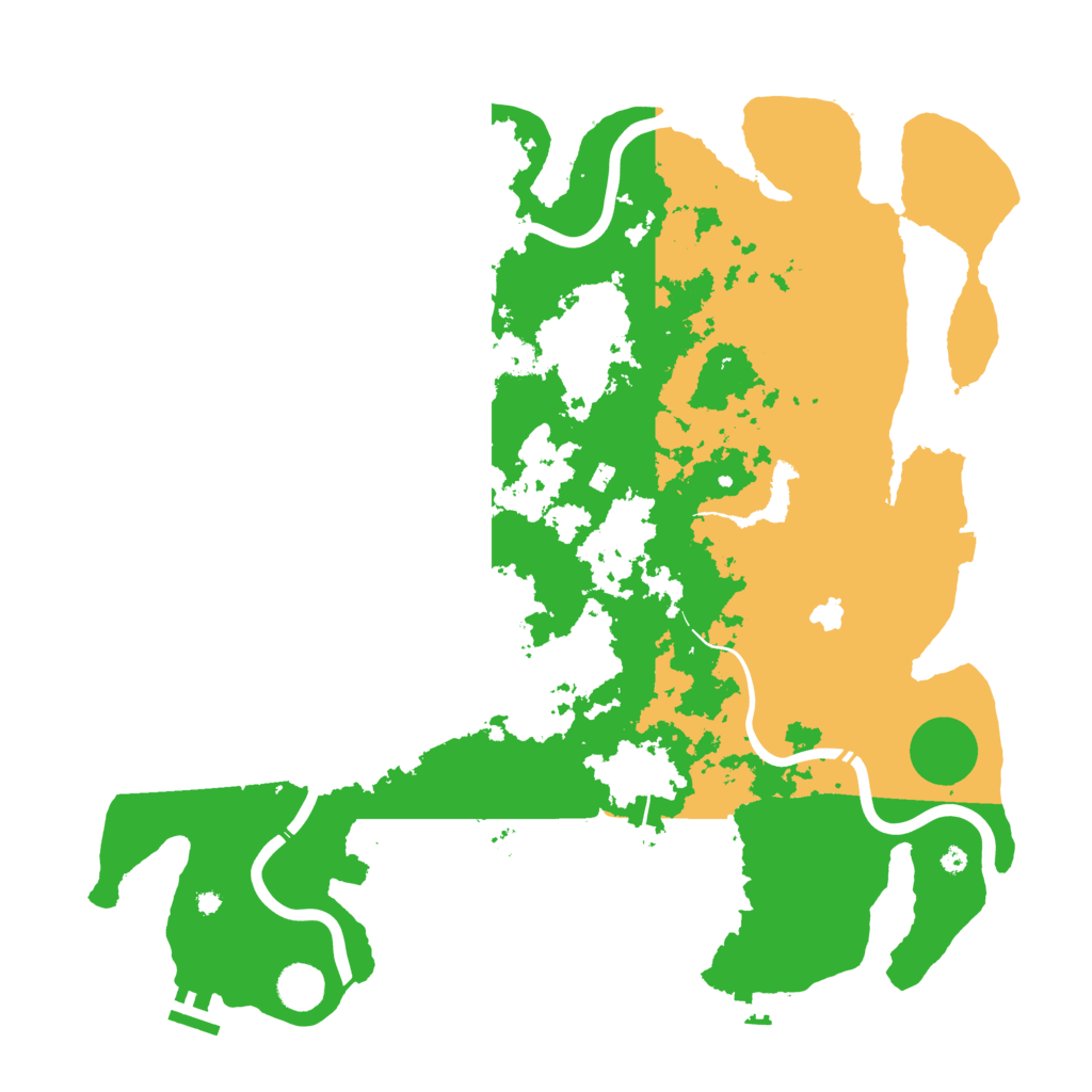 Biome Rust Map: Procedural Map, Size: 4250, Seed: 1400941017