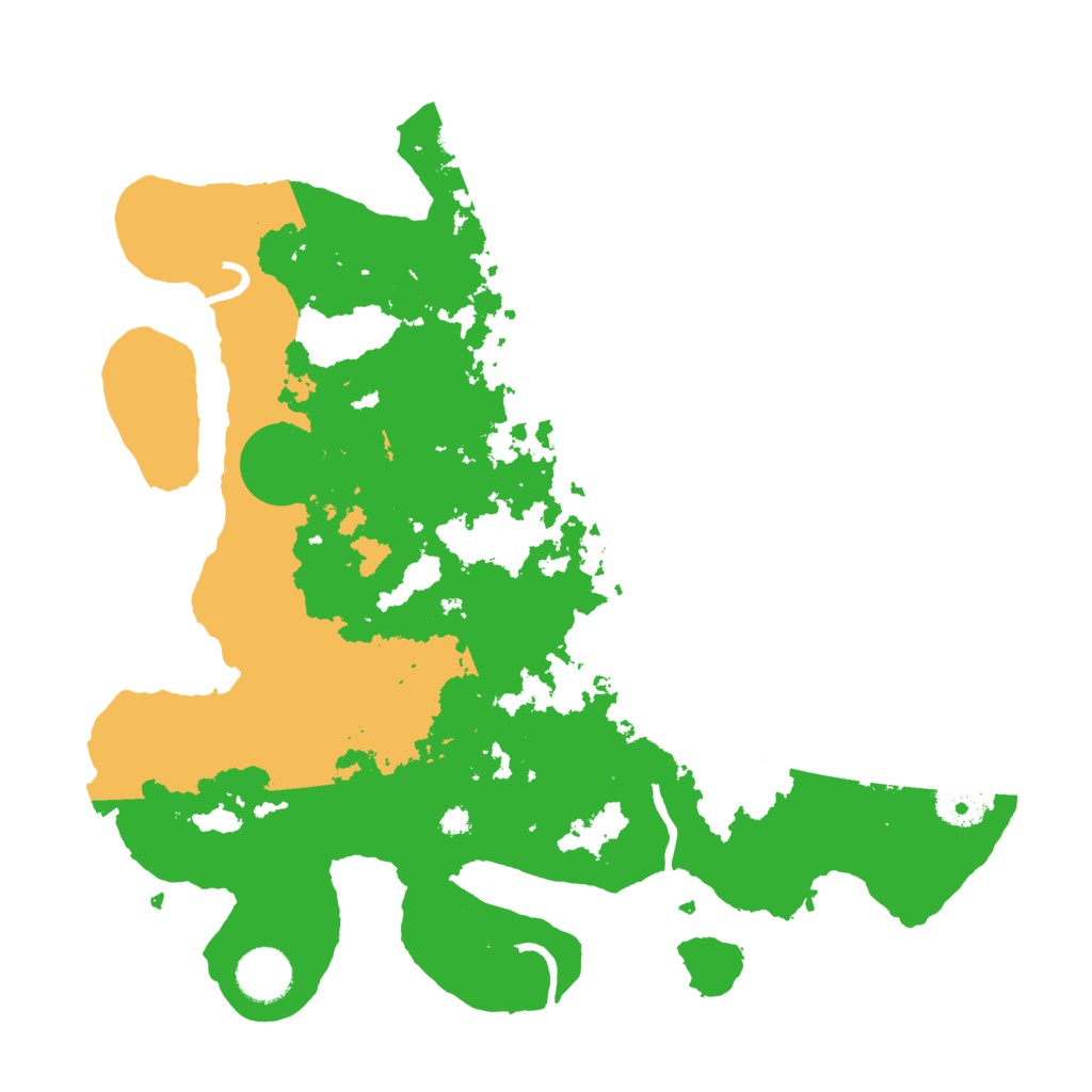 Biome Rust Map: Procedural Map, Size: 3500, Seed: 947250860