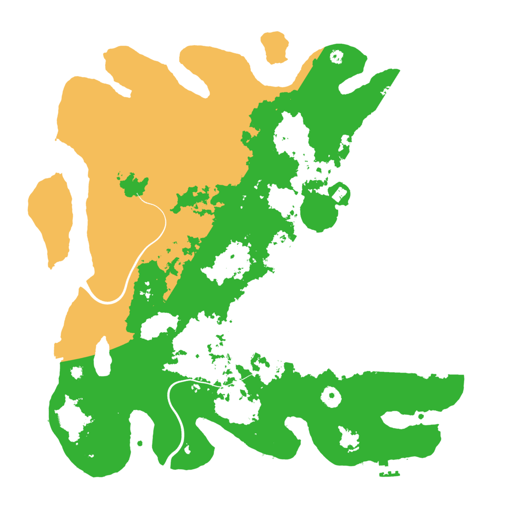 Biome Rust Map: Procedural Map, Size: 3800, Seed: 8326716
