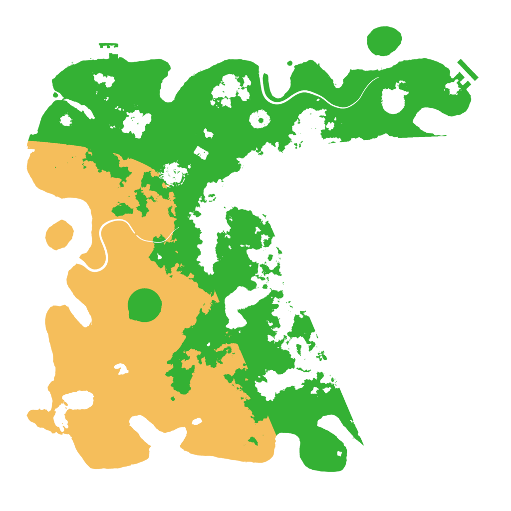 Biome Rust Map: Procedural Map, Size: 4000, Seed: 201188509