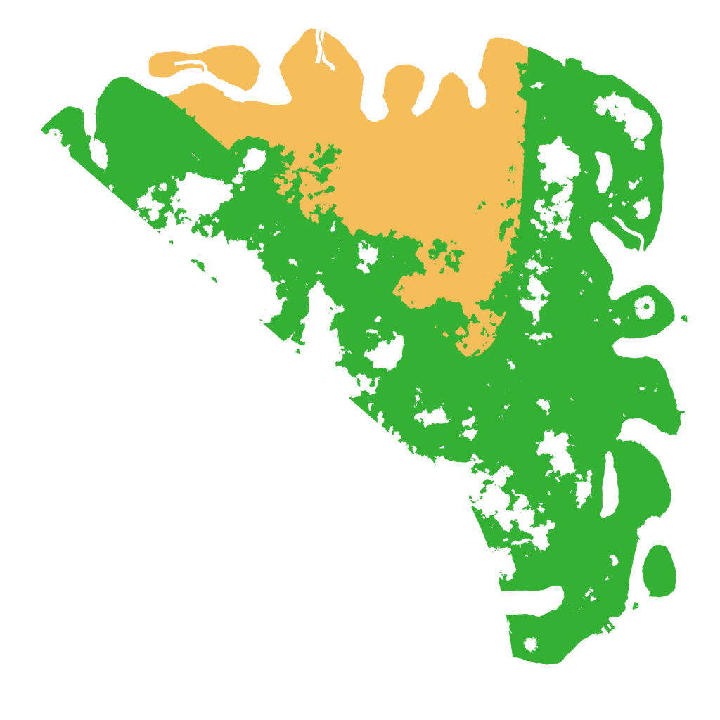 Biome Rust Map: Procedural Map, Size: 5000, Seed: 28698