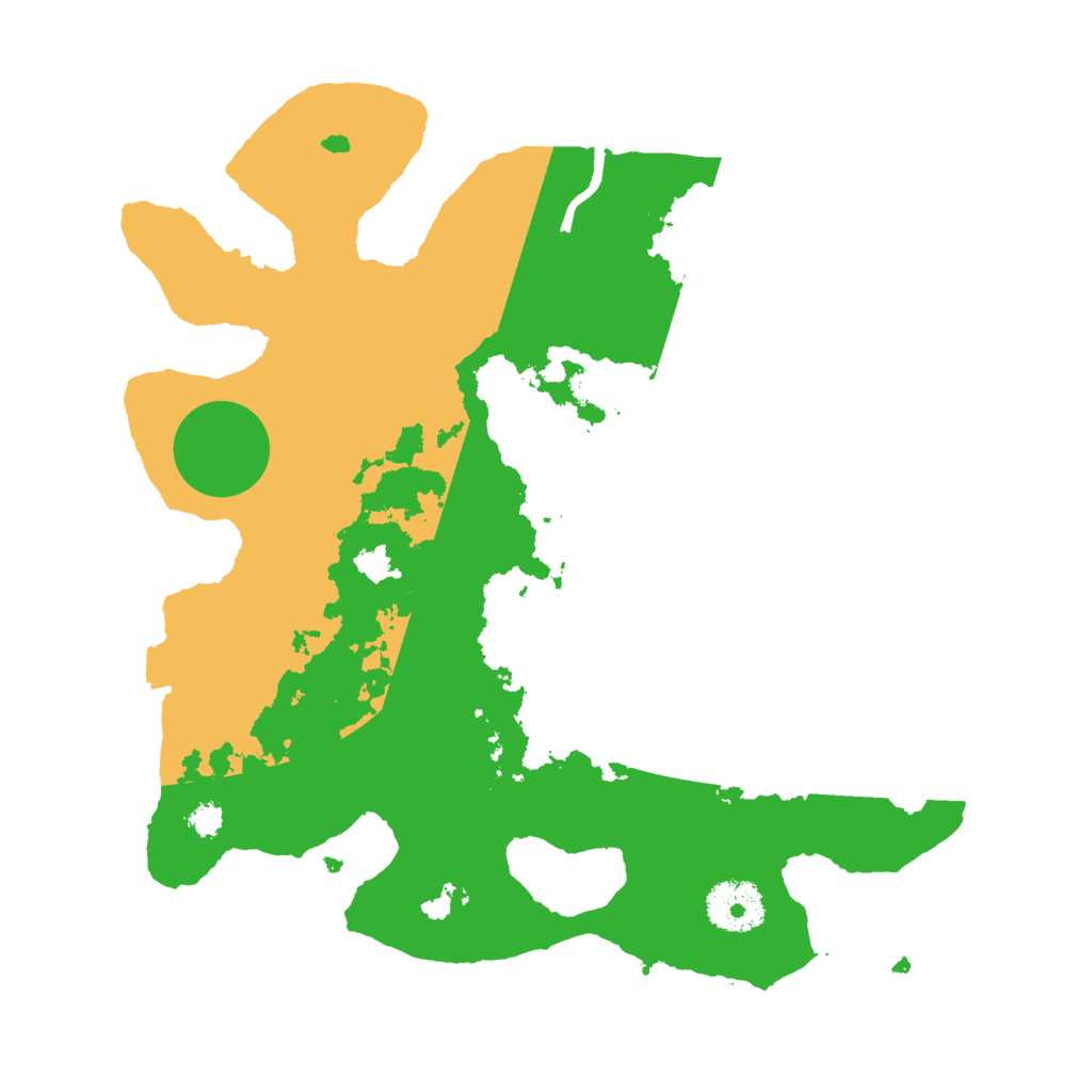 Biome Rust Map: Procedural Map, Size: 3000, Seed: 32123