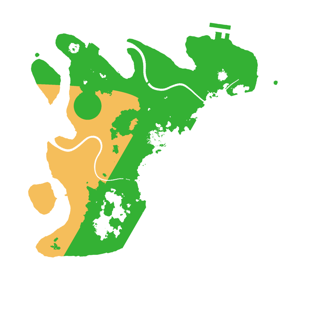Biome Rust Map: Procedural Map, Size: 3000, Seed: 17913