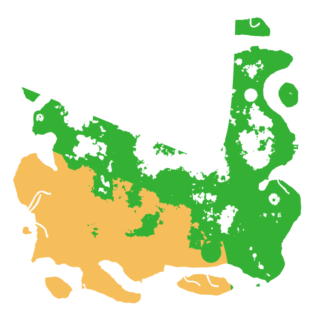 Biome Rust Map: Procedural Map, Size: 4300, Seed: 67053026