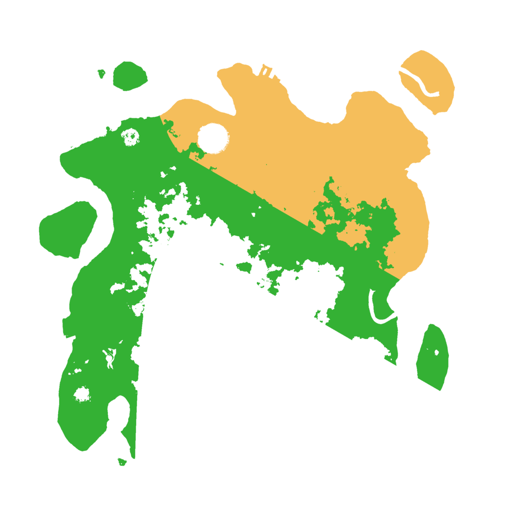Biome Rust Map: Procedural Map, Size: 3000, Seed: 17217