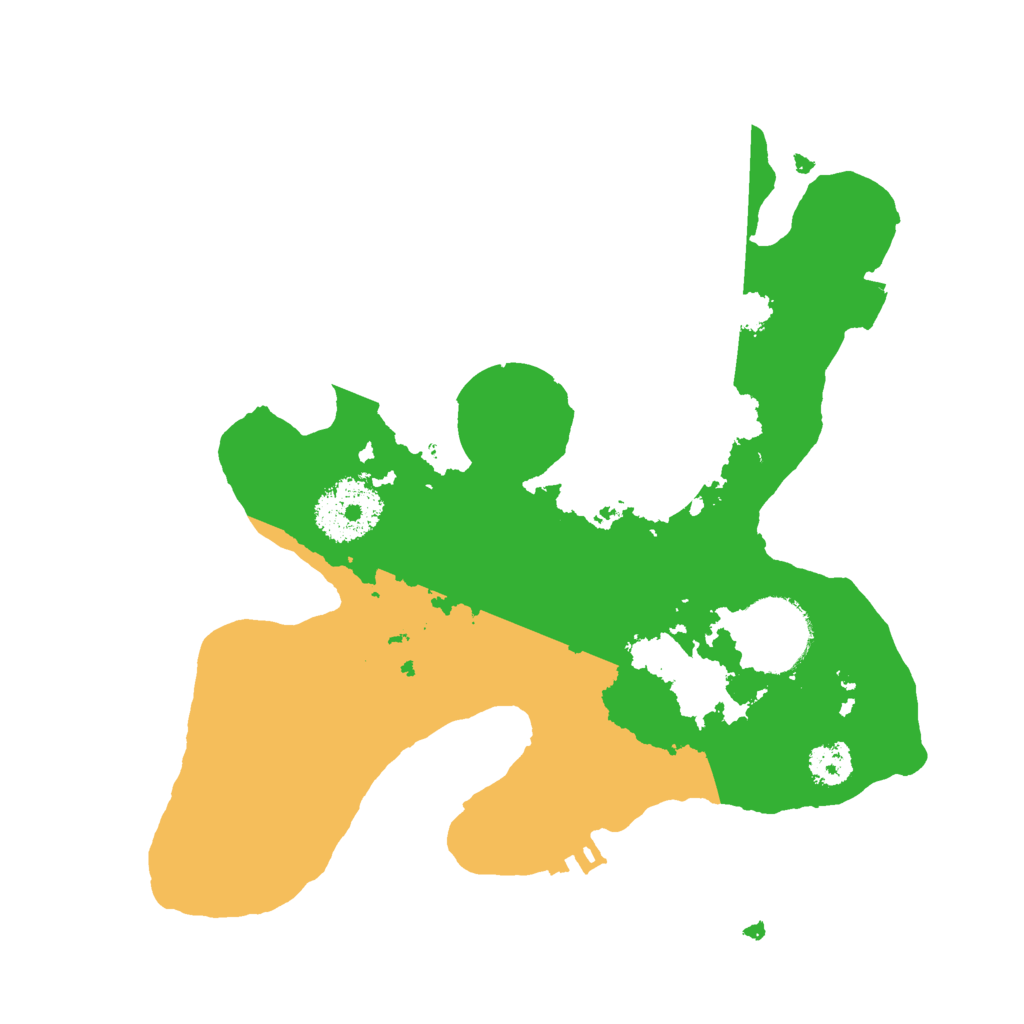 Biome Rust Map: Procedural Map, Size: 2450, Seed: 1458445064