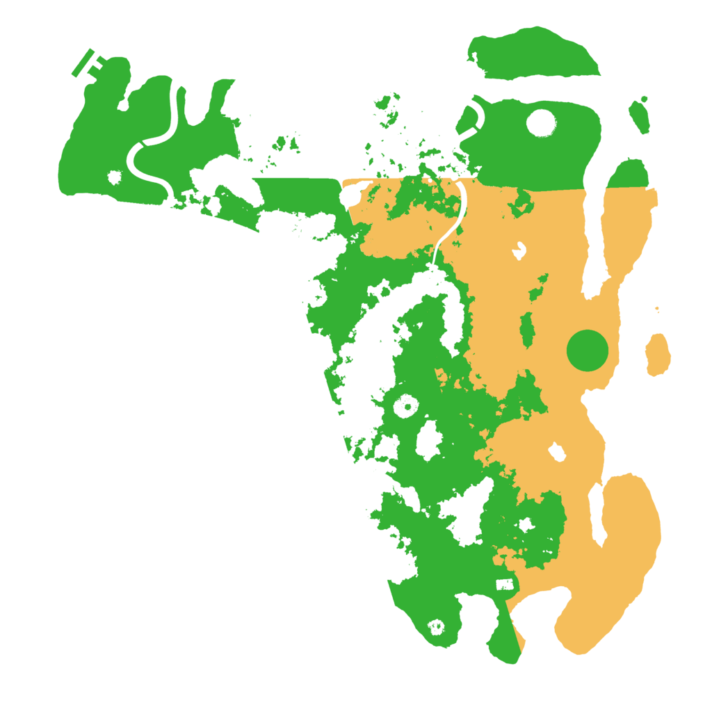 Biome Rust Map: Procedural Map, Size: 4500, Seed: 4439