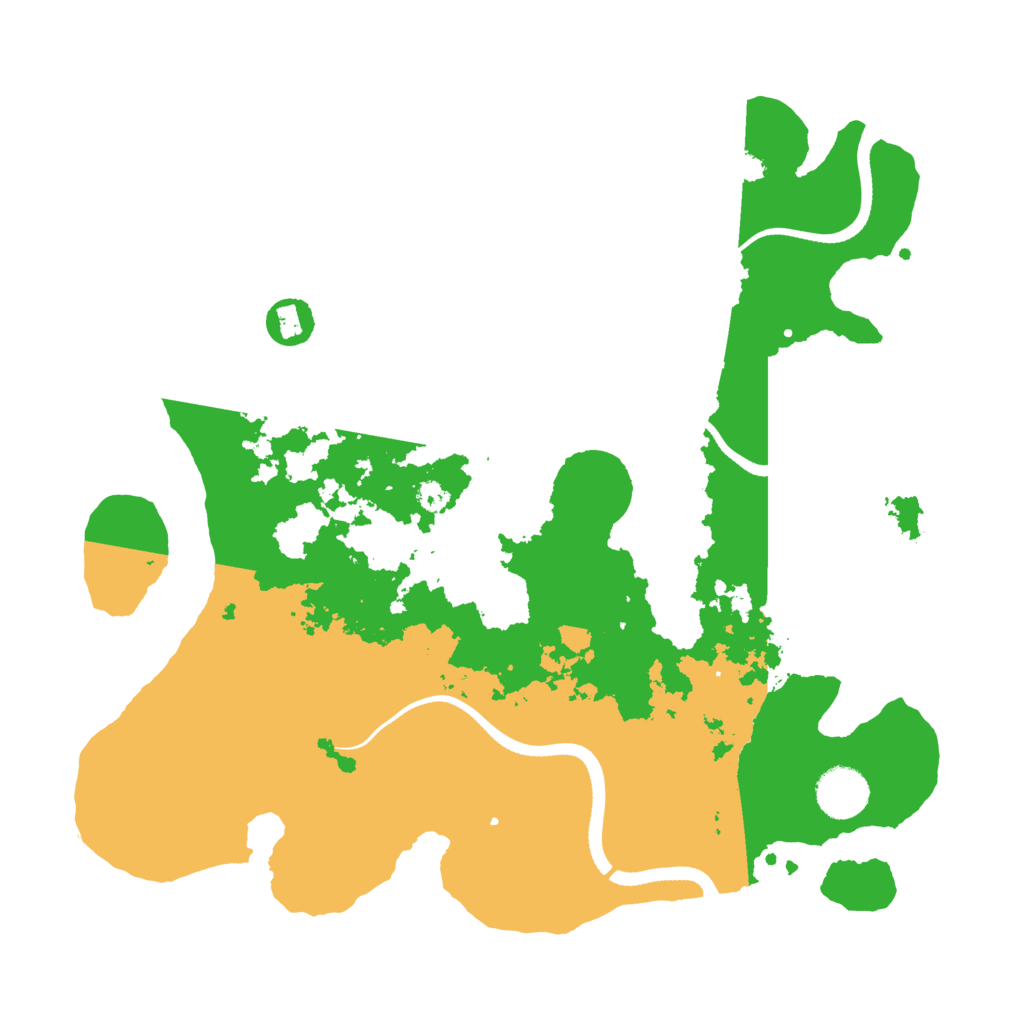 Biome Rust Map: Procedural Map, Size: 3500, Seed: 721334404