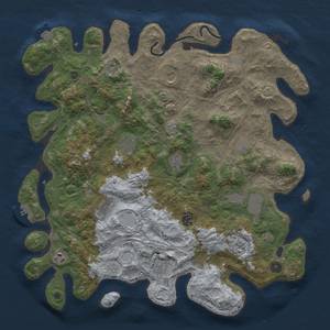 Thumbnail Rust Map: Procedural Map, Size: 4400, Seed: 8675309, 18 Monuments