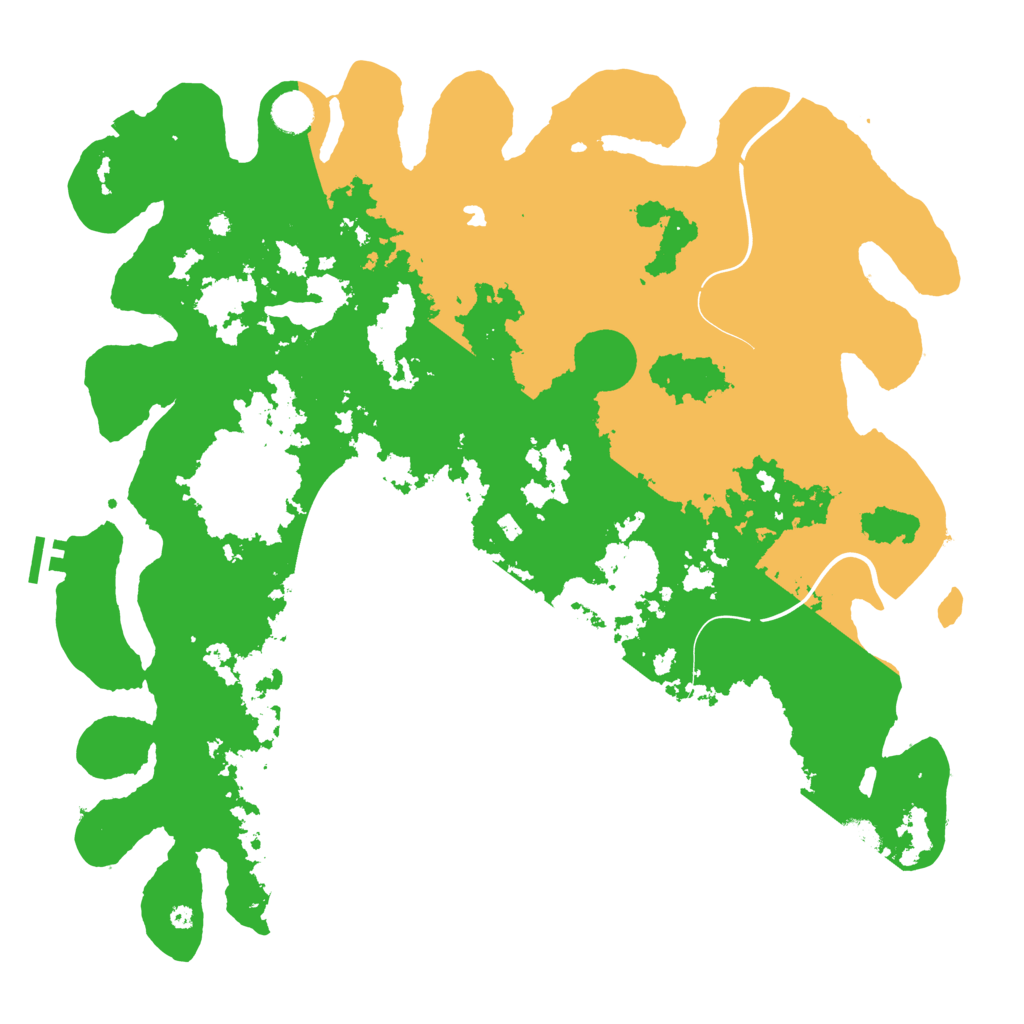 Biome Rust Map: Procedural Map, Size: 4400, Seed: 8675309