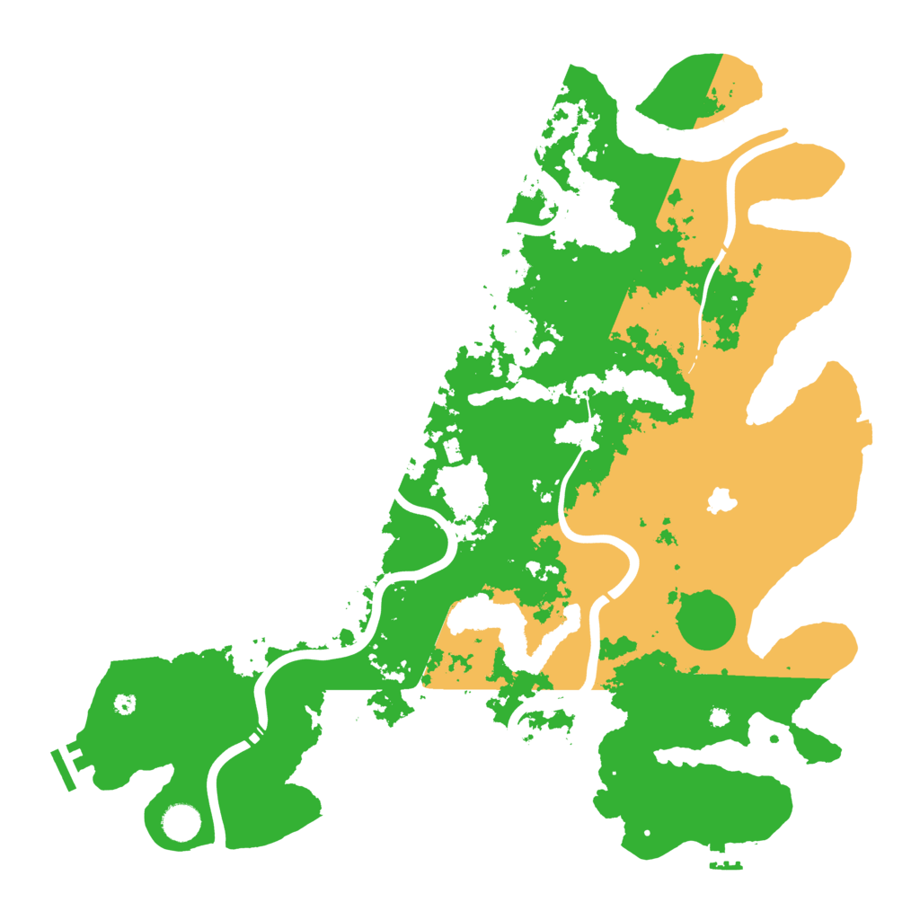 Biome Rust Map: Procedural Map, Size: 4250, Seed: 68969696