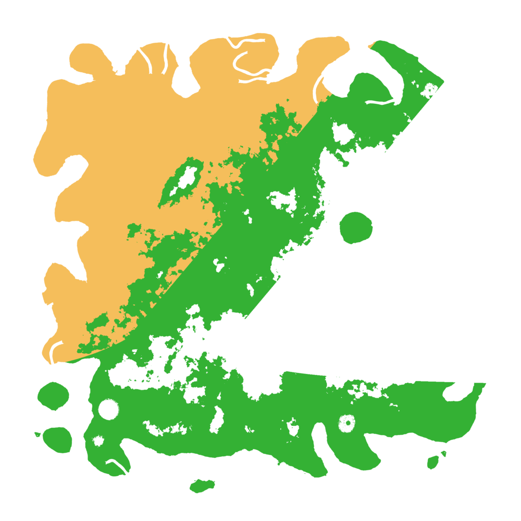 Biome Rust Map: Procedural Map, Size: 4500, Seed: 666611563