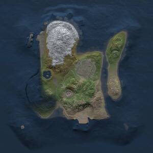 Thumbnail Rust Map: Procedural Map, Size: 1800, Seed: 1193294288, 4 Monuments