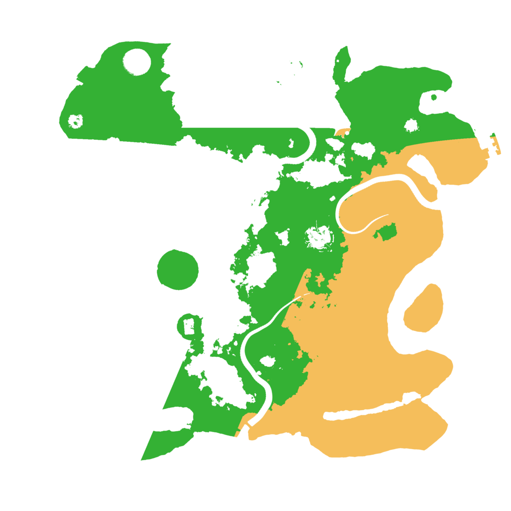 Biome Rust Map: Procedural Map, Size: 3500, Seed: 972008114