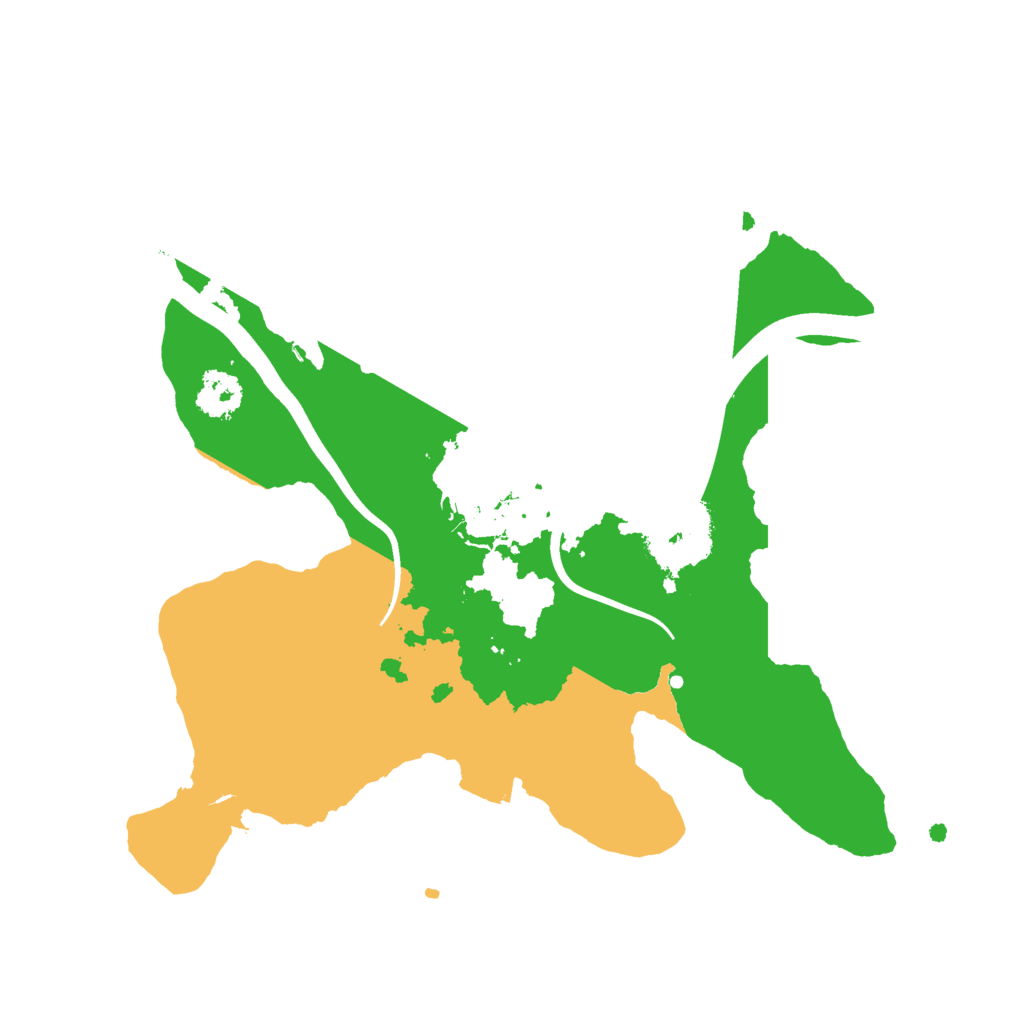 Biome Rust Map: Procedural Map, Size: 2250, Seed: 2028321918