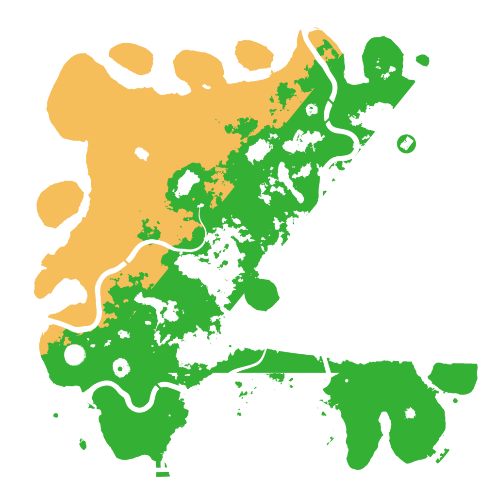 Biome Rust Map: Procedural Map, Size: 4200, Seed: 1574386409