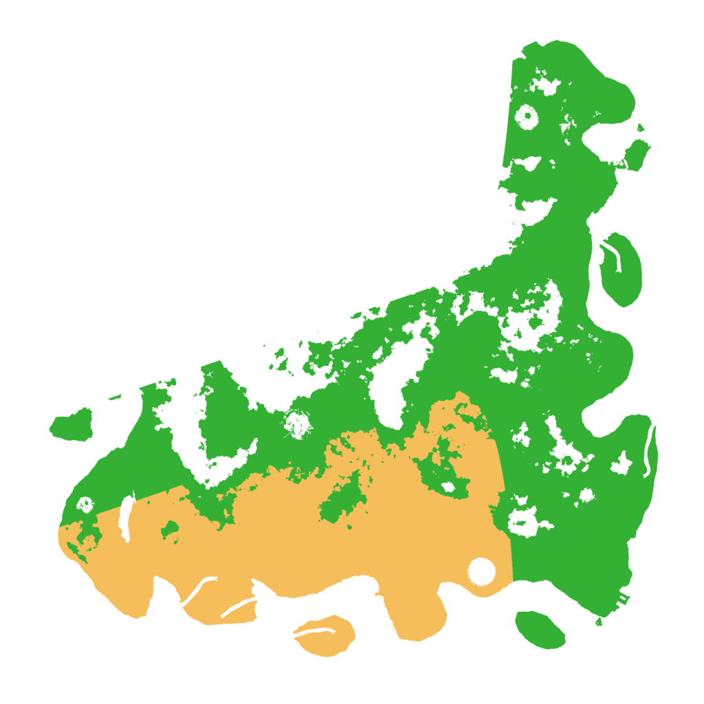 Biome Rust Map: Procedural Map, Size: 4500, Seed: 75224693