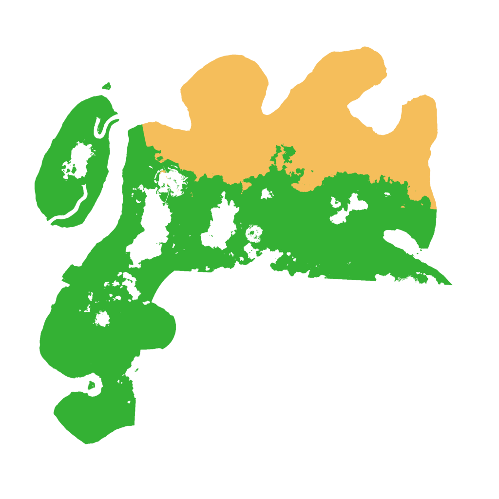 Biome Rust Map: Procedural Map, Size: 3000, Seed: 17884