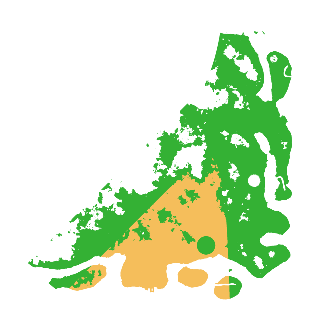Biome Rust Map: Procedural Map, Size: 4500, Seed: 473548
