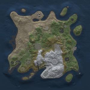 Thumbnail Rust Map: Procedural Map, Size: 3000, Seed: 898095, 12 Monuments