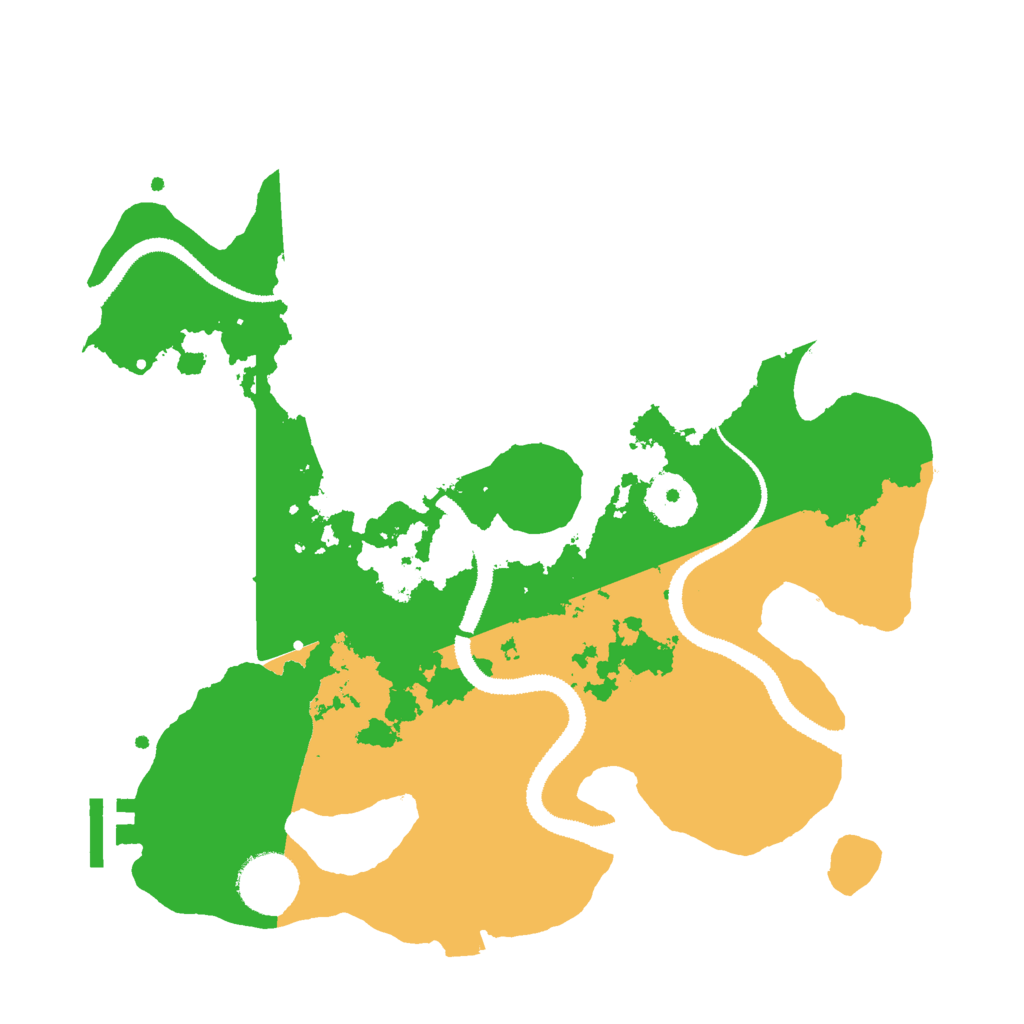 Biome Rust Map: Procedural Map, Size: 3000, Seed: 14511