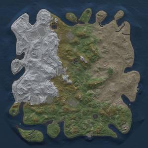 Thumbnail Rust Map: Procedural Map, Size: 4500, Seed: 3259, 19 Monuments