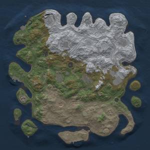 Thumbnail Rust Map: Procedural Map, Size: 4250, Seed: 1437783936, 19 Monuments