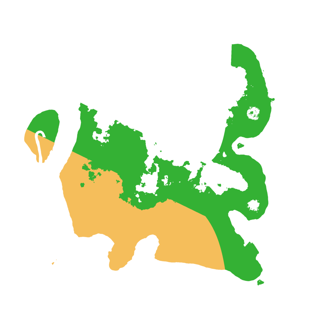 Biome Rust Map: Procedural Map, Size: 2500, Seed: 523794782